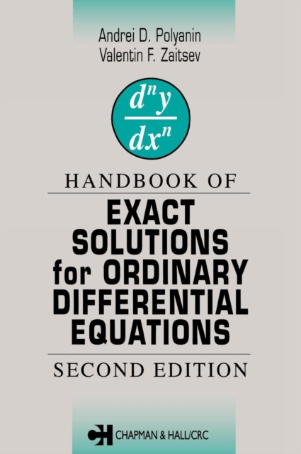Handbook of Exact Solutions for Ordinary Differential Equations, Hardback Book