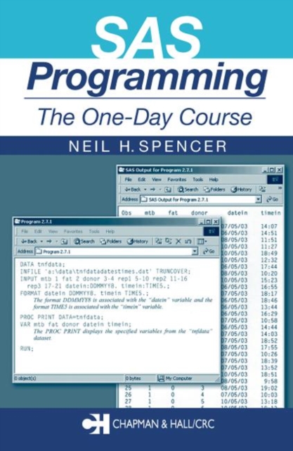 SAS Programming : The One-Day Course, Paperback / softback Book