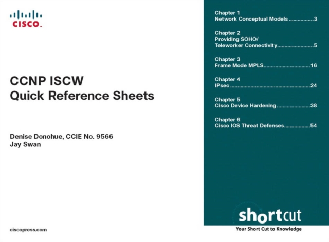 CCNP ISCW Quick Reference Sheets, Digital Shortcut, PDF eBook