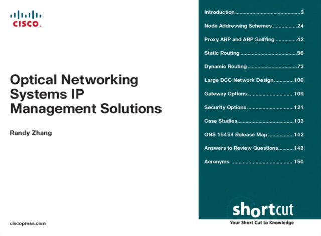 Optical Networking Systems IP Management Solutions (Digital Short Cut), PDF eBook