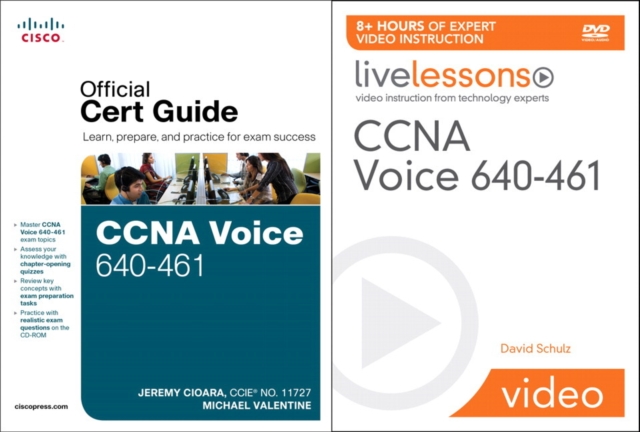 CCNA Voice 640-461 Official Cert Guide and LiveLessons Bundle, Mixed media product Book