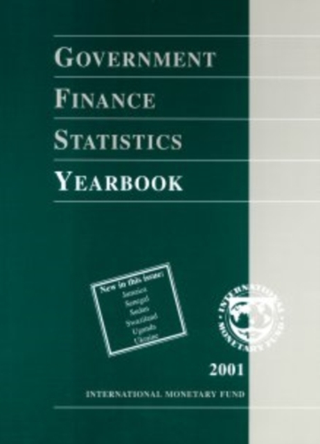 Government Finance Statistics Yearbook 2001, Paperback / softback Book