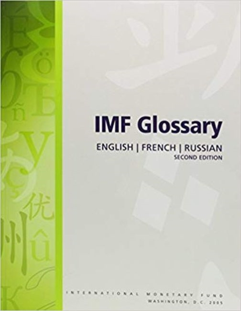 IMF Glossary : English/French/Russian, Paperback / softback Book