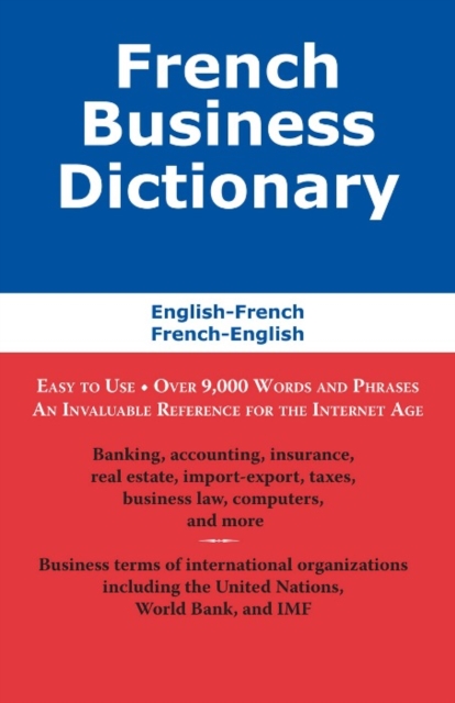 French Business Dictionary : The Business Terms of France and Canada, EPUB eBook