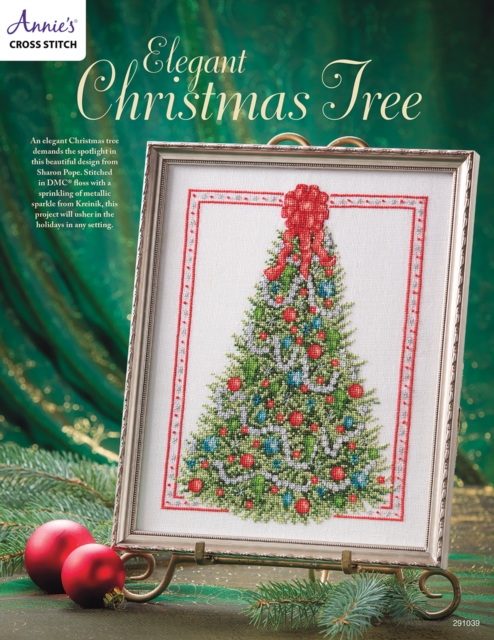 Elegant Christmas Tree Cross Stitch, EPUB eBook