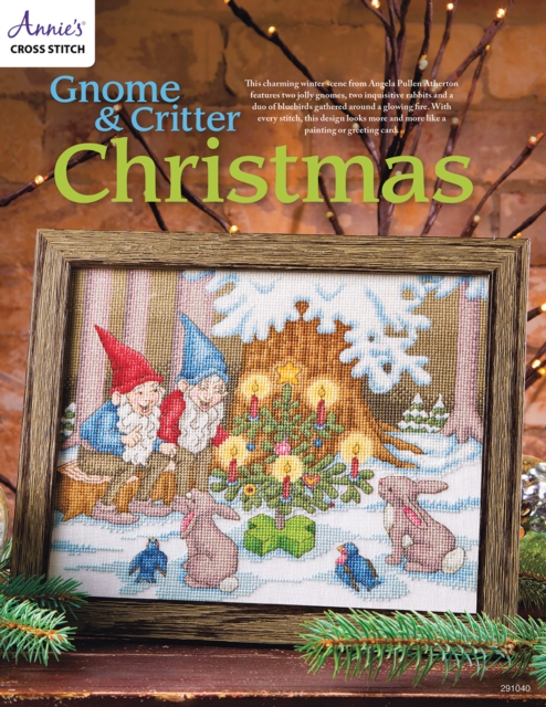 Gnome &amp; Critter Christmas Cross Stitch Pattern, EPUB eBook