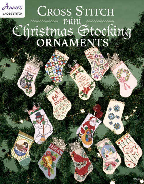 Cross Stitch Mini Christmas Stocking Ornaments, PDF eBook