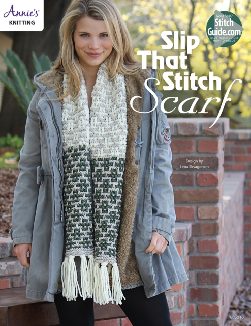 Slip That Stitch Scarf Knit Pattern, EPUB eBook