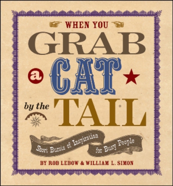 When You Grab a Cat By the Tail : Small Bursts of Inspiration for Busy People, Paperback / softback Book