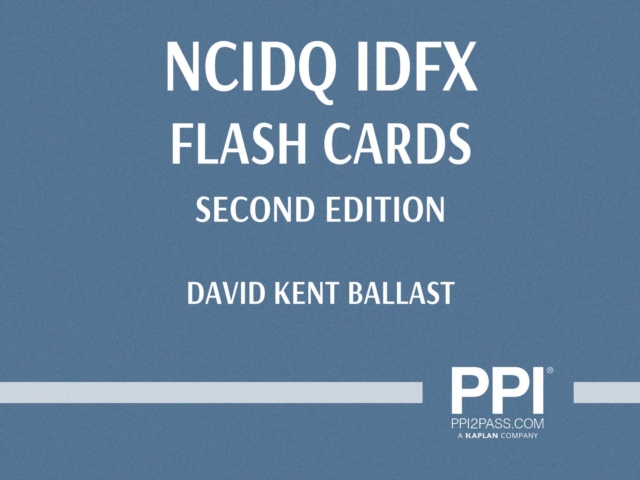 PPI NCIDQ IDFX Flash Cards (Cards), 2nd Edition - More Than 200 Flashcards for the NCIDQ Interior Design Fundamentals Exam, Cards Book