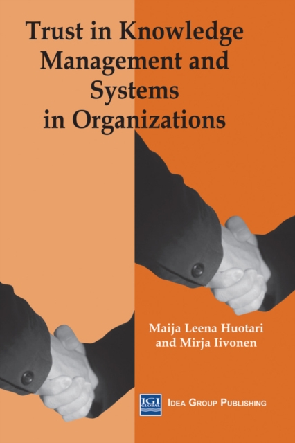 Trust in Knowledge Management and Systems in Organizations, PDF eBook