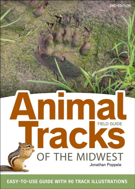 Animal Tracks of the Midwest Field Guide : Easy-to-Use Guide with 55 Track Illustrations, Paperback / softback Book