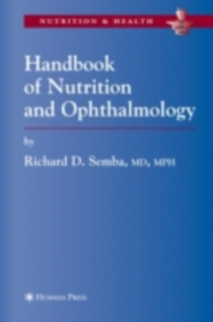 Handbook of Nutrition and Ophthalmology, PDF eBook