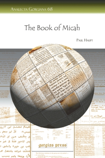The Book of Micah : Translation, Commentary, Notes and Edited Text, Paperback / softback Book