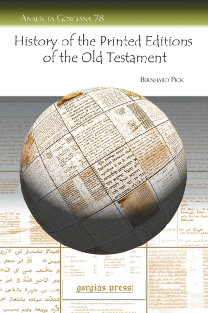 History of the Printed Editions of the Old Testament, Paperback / softback Book
