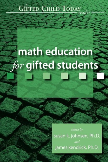 Math Education for Gifted Students, Paperback Book