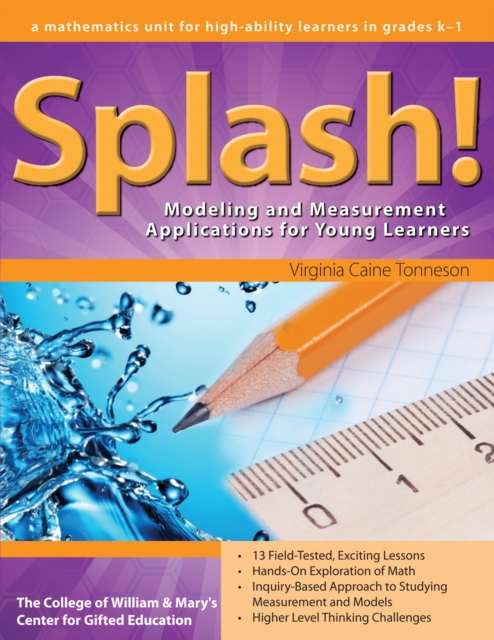 Splash! : Modeling and Measurement Applications for Young Learners in Grades K-1, Paperback / softback Book