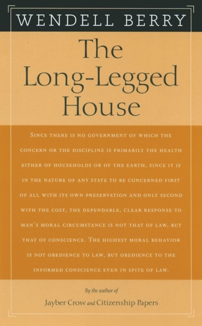 The Long-legged House, Paperback Book