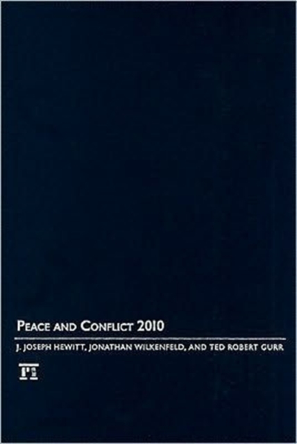 Peace and Conflict 2010, Hardback Book