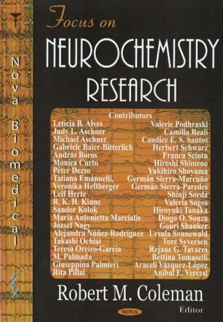 Focus on Neurochemistry Research, Hardback Book