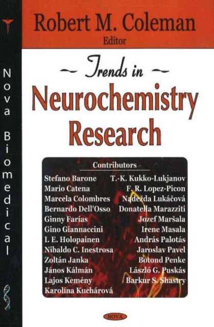 Trends in Neurochemistry Research, Hardback Book