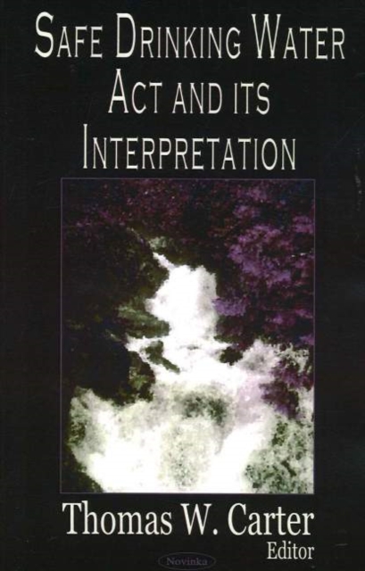 Safe Drinking Water Act & its Interpretation, Paperback / softback Book