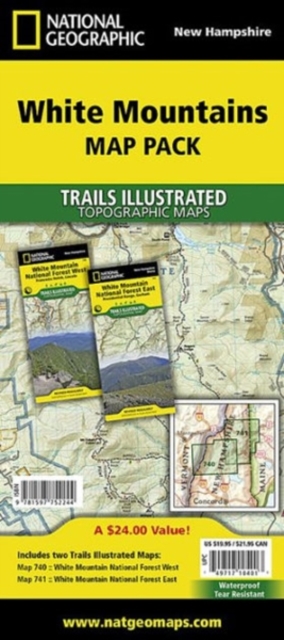 White Mountains National Forest, Map Pack Bundle : Trails Illustrated Other Rec. Areas, Sheet map, folded Book