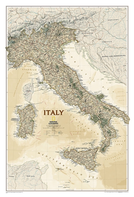 Italy Executive, Tubed : Wall Maps Countries & Regions, Sheet map, rolled Book