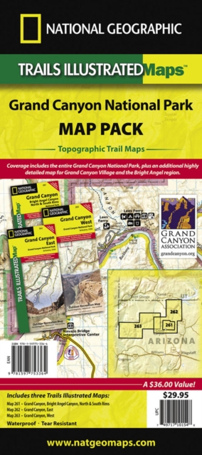 Grand Canyon National Park, Map Pack Bundle : Trails Illustrated National Parks, Sheet map, folded Book