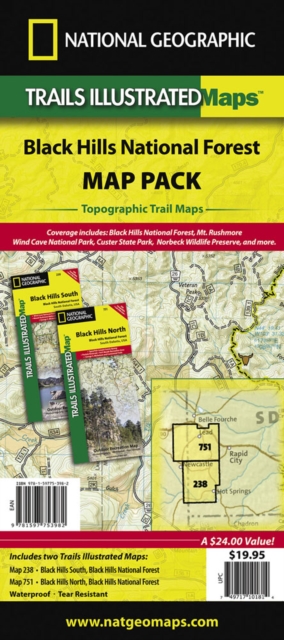 Black Hills National Forest, Map Pack Bundle : Trails Illustrated Other Rec. Areas, Sheet map, folded Book