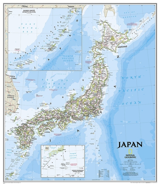 Japan Classic, Tubed : Wall Maps Countries & Regions, Sheet map, rolled Book