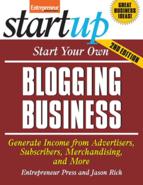 Start Your Own Blogging Business, Paperback Book