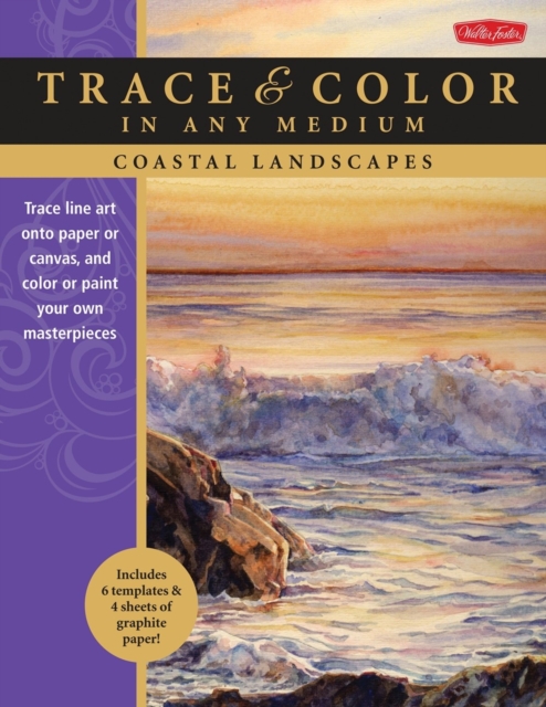 Coastal Landscapes : Trace Line Art onto Paper or Canvas, and Color or Paint Your Own Masterpieces, Paperback / softback Book