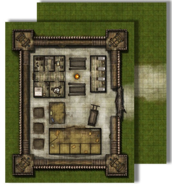 GameMastery Flip-Mat: Bandit Outpost, Game Book