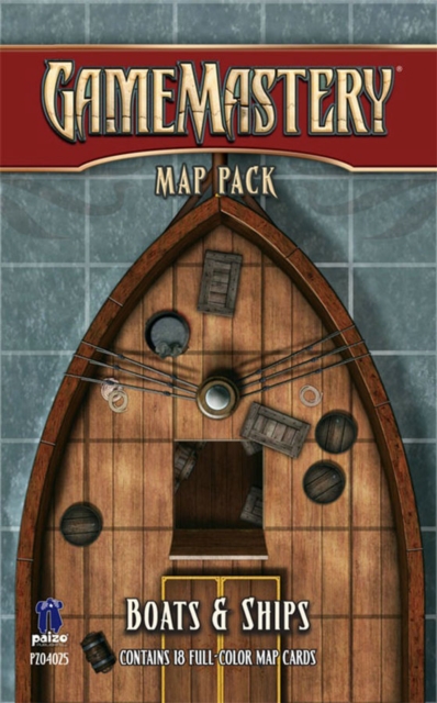 GameMastery Map Pack: Boats & Ships, Game Book