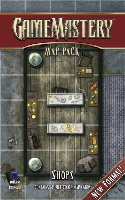 GameMastery Map Pack: Shops, Game Book