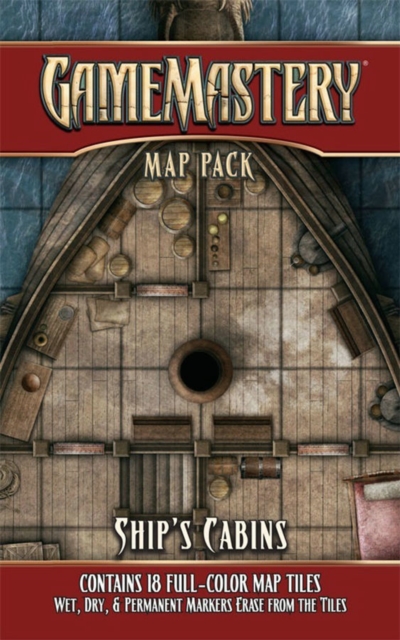 GameMastery Map Pack: Ship's Cabins, Game Book