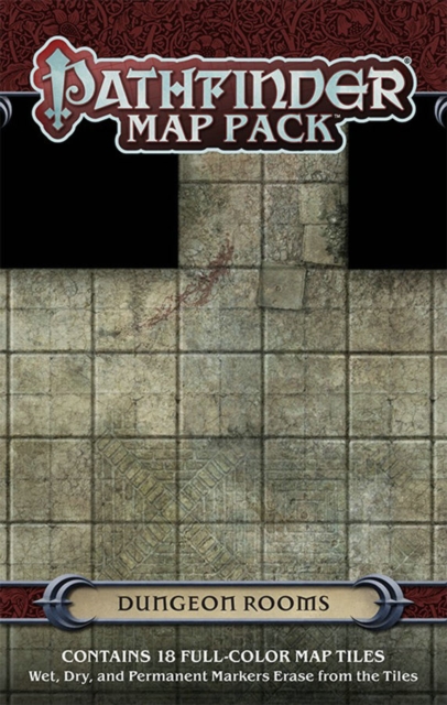 Pathfinder Map Pack: Dungeon Rooms, Game Book