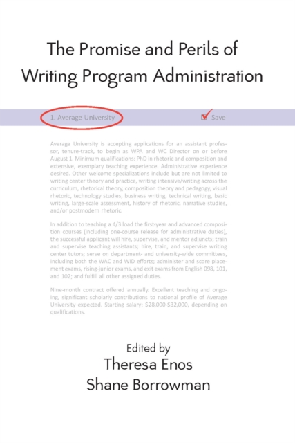 Promise and Perils of Writing Program Administration, The, PDF eBook