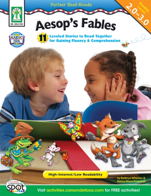 Aesop's Fables, Grades 2 - 5 : 11 Leveled Stories to Read Together for Gaining Fluency and Comprehension, PDF eBook
