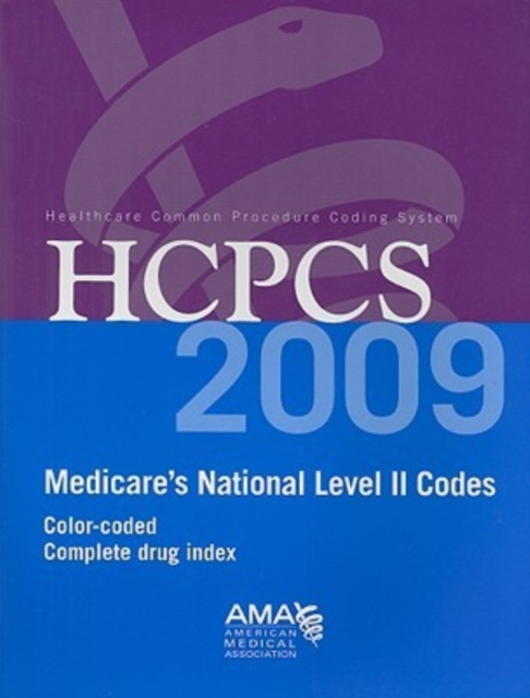 AMA HCPCS 2009 Level II, Paperback Book