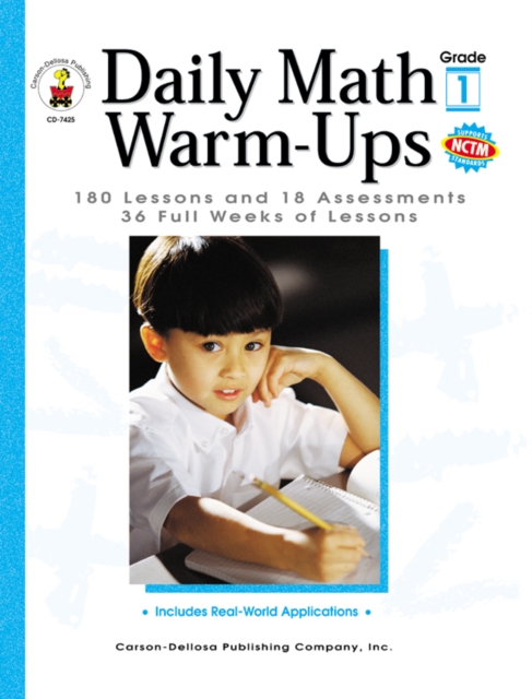 Daily Math Warm-Ups, Grade 1 : 180 Lessons and 18 Assessments; 36 Weeks of Lessons, PDF eBook