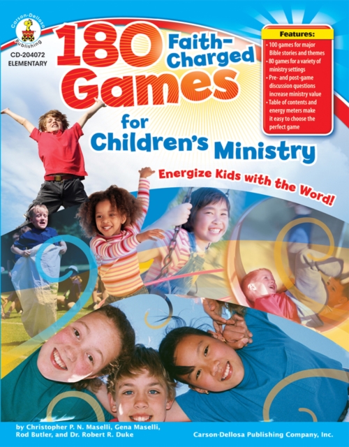 180 Faith-Charged Games for Children's Ministry, Grades K - 5, PDF eBook