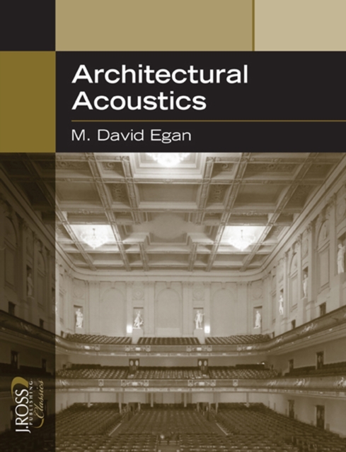 Architectural Acoustics, PDF eBook