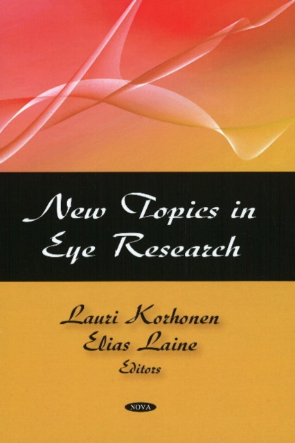 New Topics in Eye Research, Hardback Book