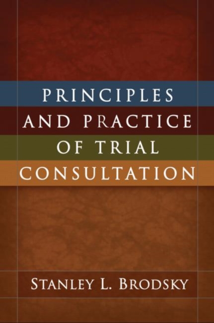 Principles and Practice of Trial Consultation, Hardback Book