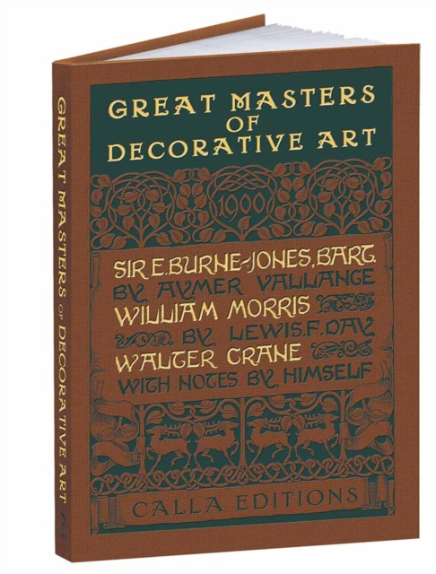Great Masters of Decorative Art: Burne-Jones, Morris, and Crane, Hardback Book