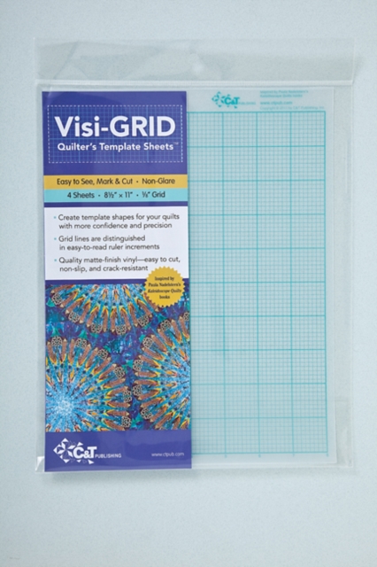 Visigrid Quilters Template Sheets : Easy to See, Mark & Cut * Non-Glare * 4 Sheets * 8 1/2" x 11" * 1/8" Grid, General merchandise Book