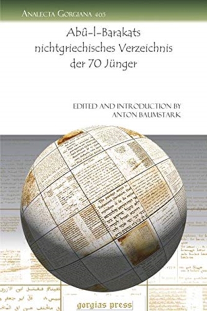 Abu-l-Barakats nichtgriechisches Verzeichnis der 70 Junger, Paperback / softback Book