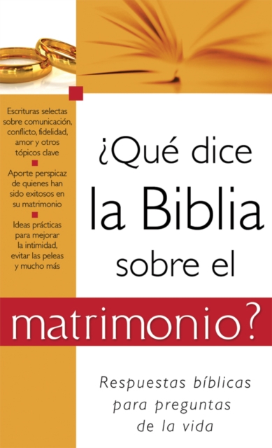 Que dice la Biblia sobre el matrimonio? : What the Bible Says About Marriage, EPUB eBook